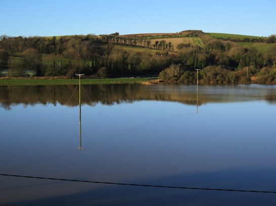 Not all the flood water has retreated!