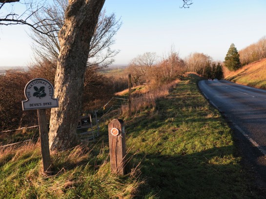 After lunch it's up and over Devil's Dyke to convert the metric century into an imperial one.
