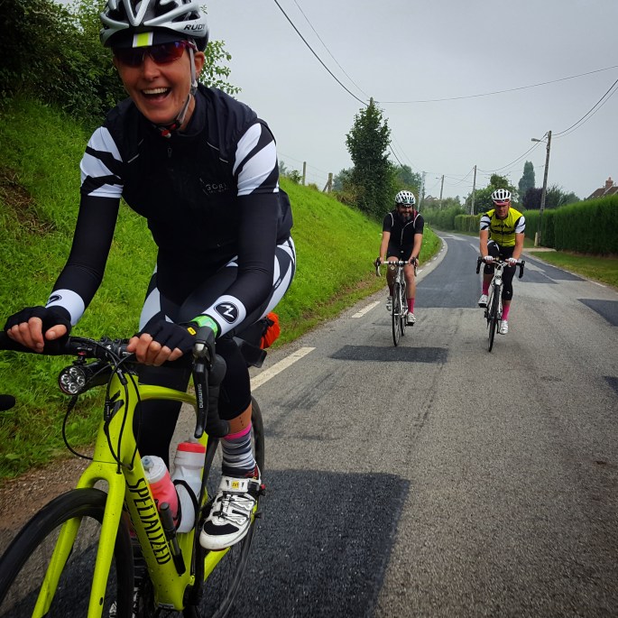 Vic gets a little over-excited borrowing the Diverge after breakfast